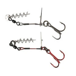 Savage Gear Carbon49 Corkscrew Stinger (1 X Treble) 2-pack