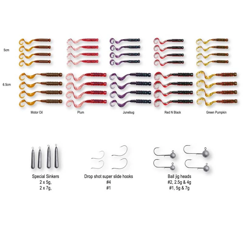 Savage Gear Pro Grub Kit 52pcs 2 Savage Gear Pro Grub Kit 52pcs – Bild 2