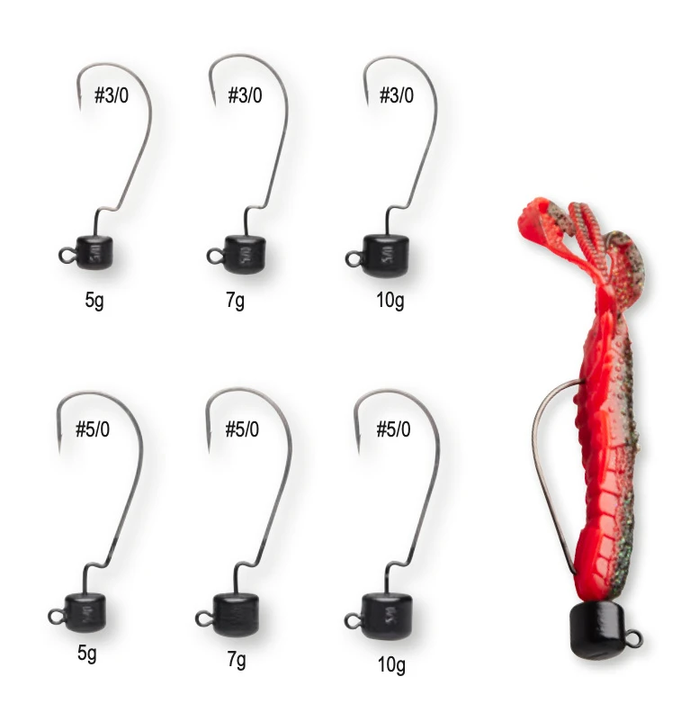 Savage Gear Ned EWG Jighead Matt Black (3-pack) 2 Savage Gear Ned EWG Jighead Matt Black (3-pack) – Bild 2