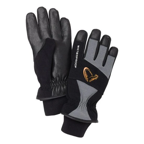 Savage Gear Thermo Pro Glove Gray Black 1 Savage Gear Thermo Pro Glove Gray Black